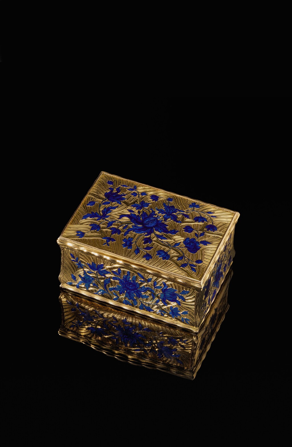 View full screen - View 1 of Lot 14. A gold and enamel snuff box, Anders Liedberg, Stockholm, circa 1763.