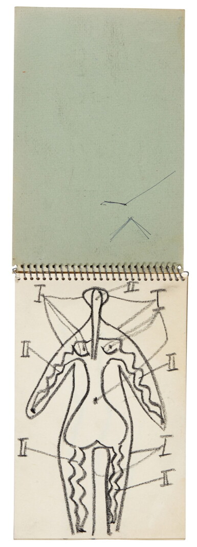View full screen - View 1 of Lot 277. Carnet No. 382 Croquis informels.