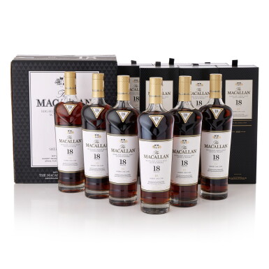 View full screen - View 1 of Lot 9131. The Macallan 18 Year Old Sherry Oak 2021 Release 43.0 abv NV (6 BT70).