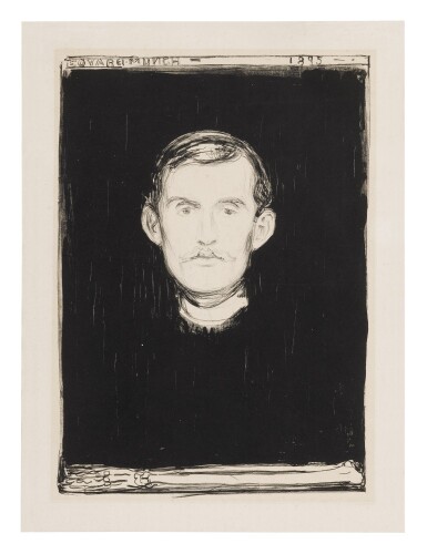 View full screen - View 1 of Lot 36. EDVARD MUNCH | SELF-PORTRAIT (SCH. 31; W. 37).