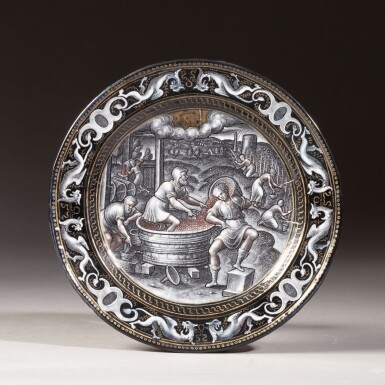 View full screen - View 1 of Lot 112. Workshop of Pierre Reymond, circa 1570 - 1575 | Atelier de Pierre Reymond, vers 1570 - 1575.