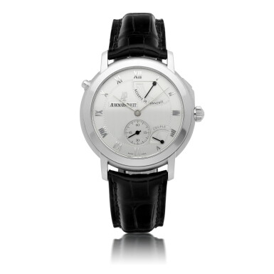 View full screen - View 1 of Lot 406. AUDEMARS PIGUET | JULES AUDEMARS CARILLON, REF 25945BC WHITE GOLD MINUTE REPEATING GRANDE AND PETITE SONNERIE WRISTWATCH WITH DYNAMOGRAPH AND POWER RESERVE INDICATION CIRCA 2008 .