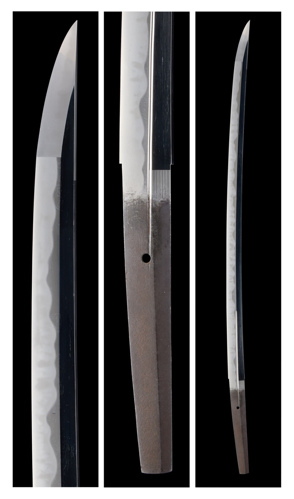 View full screen - View 1 of Lot 706. A naginata naoshi katana | Attributed to the Ichimonji School | Kamakura period, 14th century .