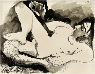 View full screen - View 1 of Lot 48. Nu couché.