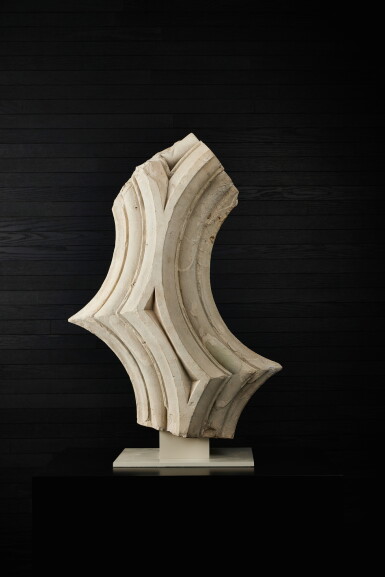 View full screen - View 1 of Lot 27. Tracery Section from the Nave of York Minster, England, York | 約克大教堂中殿窗櫺部分 英格蘭,約克.