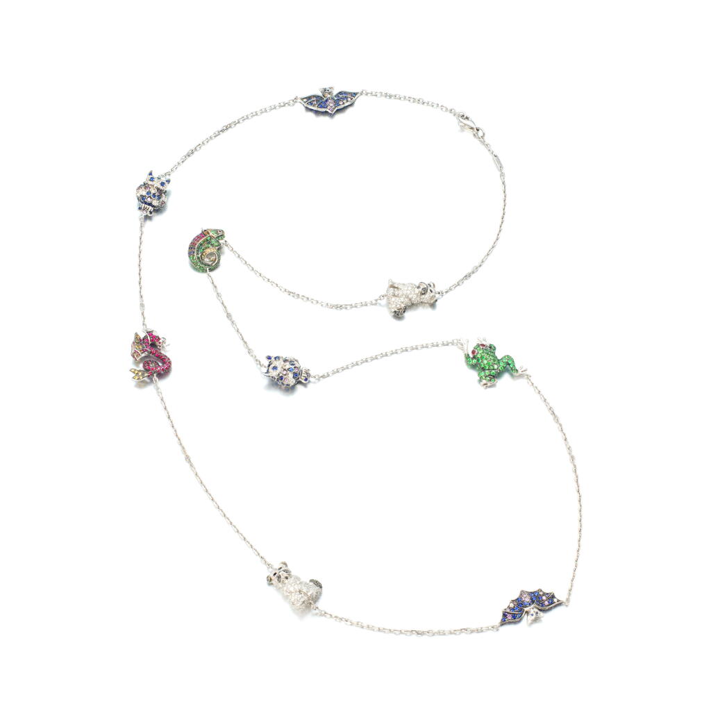 View full screen - View 1 of Lot 869. Gem set and diamond sautoir, 'Cabinet de Curiosités'.