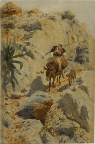 View full screen - View 1 of Lot 507. Desert Rider and his Faithful Companion.