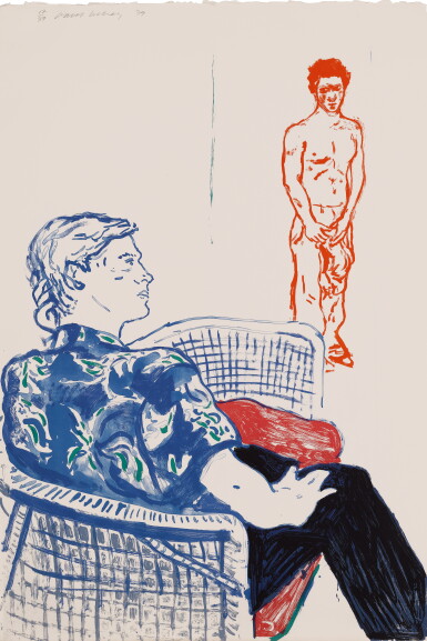 View full screen - View 1 of Lot 91. Joe with David Harte.