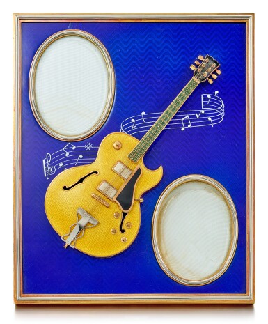 View full screen - View 1 of Lot 9166. ENAMEL AND GOLD PHOTO FRAME, MOUAWAD | 琺瑯彩 配 K金 相框, Mouaward .