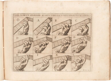 View full screen - View 1 of Lot 78. G. Sanz. Instruccion de musica sobre la guitarra espanola, 1697.