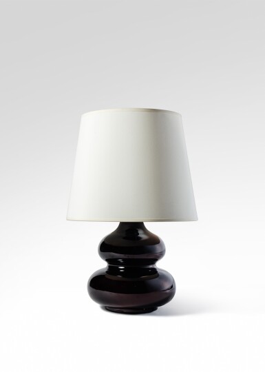 View full screen - View 1 of Lot 67. Calebasse lamp, medium model .