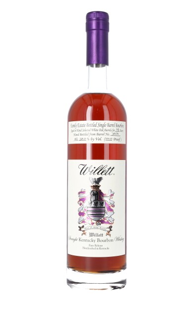 View full screen - View 1 of Lot 106. Willett Family Estate Single Barrel Bourbon 14 Year Old 116 proof NV (1 BT75).