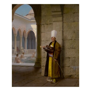 View full screen - View 1 of Lot 464. JEAN-LÉON GÉRÔME | THE GRAND WHITE EUNUCH.