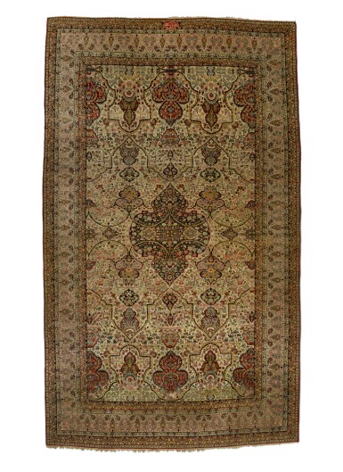 View full screen - View 1 of Lot 166. A Lavar Kirman Carpet.