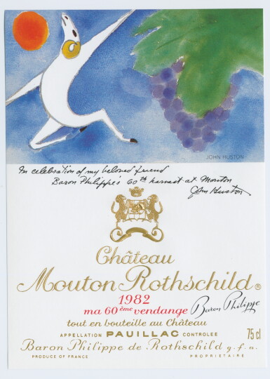View full screen - View 1 of Lot 1205. Château Mouton Rothschild 1982 (1 MAG).