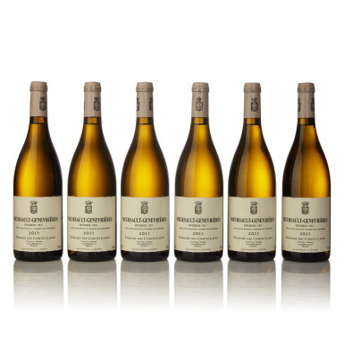 View full screen - View 1 of Lot 427. Meursault, Genevrières 2013 Domaine des Comtes Lafon (6 BT).