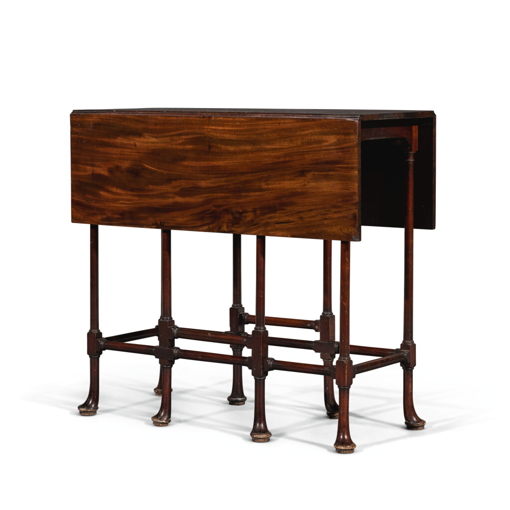 View full screen - View 1 of Lot 252. A George III mahogany spider-leg table by Thomas Chippendale, 1768.