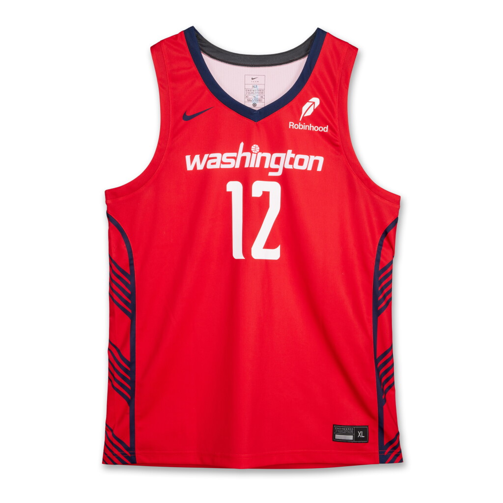 View full screen - View 1 of Lot 4. Tre Johnson Washington Wizards 2025 NBA Summer League Game Worn Jersey | NBA 2K26 Summer League Debut .
