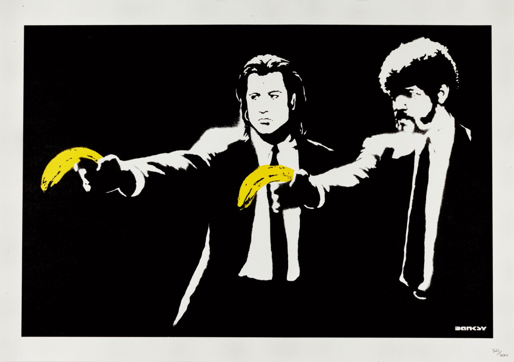View full screen - View 1 of Lot 22. BANKSY | PULP FICTION.