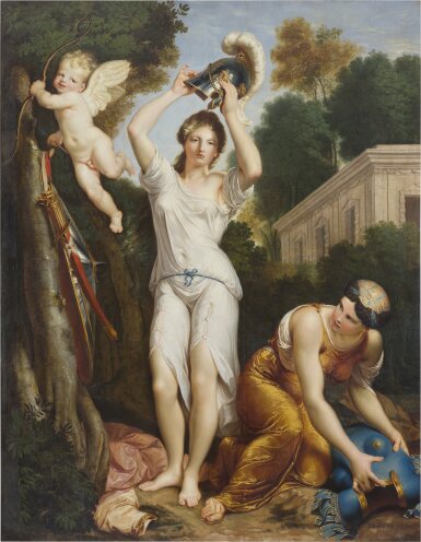 View full screen - View 1 of Lot 57. Herminia putting on Clorinda’s armour.