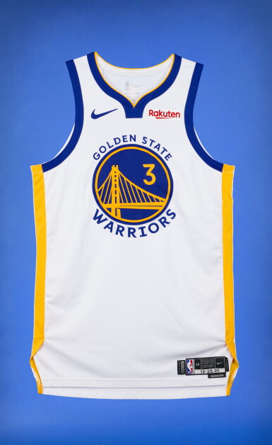 View full screen - View 1 of Lot 22. Will Richard Golden State Warriors 2025-2026 Game Worn Association Edition Jersey | 2nd Career Game | Matched to 2 Games.
