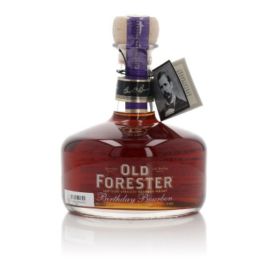 View full screen - View 1 of Lot 272. Old Forester 12 Year Old Birthday Bourbon 2013 Release 98 Proof 2001 (1 BT 75cl).