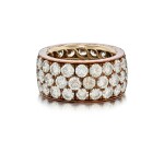 Copper and Diamond Ring