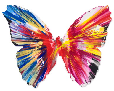 View full screen - View 1 of Lot 8. Untitled (Butterfly Spin Painting) | 無題(蝴蝶旋轉畫).