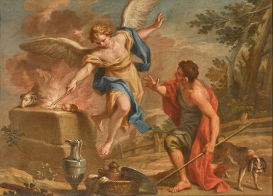 View full screen - View 1 of Lot 317. The Sacrifice of Gideon.