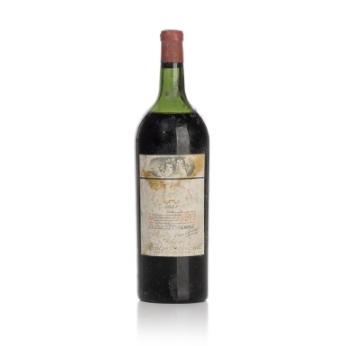 View full screen - View 1 of Lot 39. Château Mouton Rothschild 1948 (1 MAG).