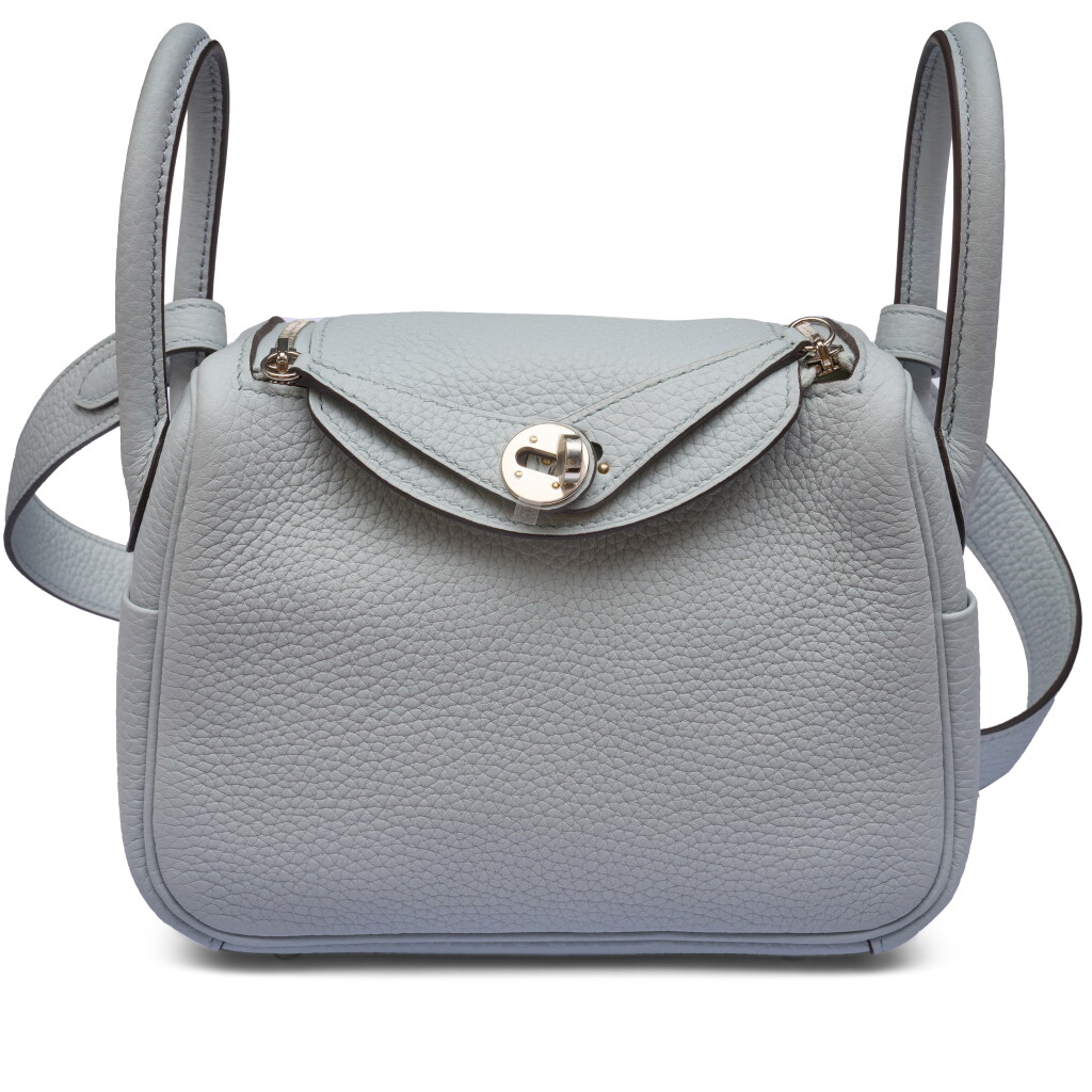 View full screen - View 1 of Lot 120. Bleu Pale Clémence Mini Lindy 20 Palladium Hardware, 2023.
