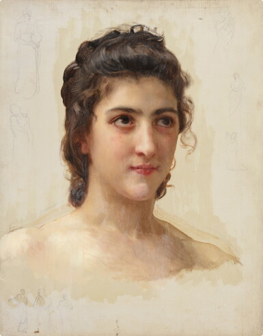 View full screen - View 1 of Lot 219. Portrait Study of Gabrielle Drunzer.