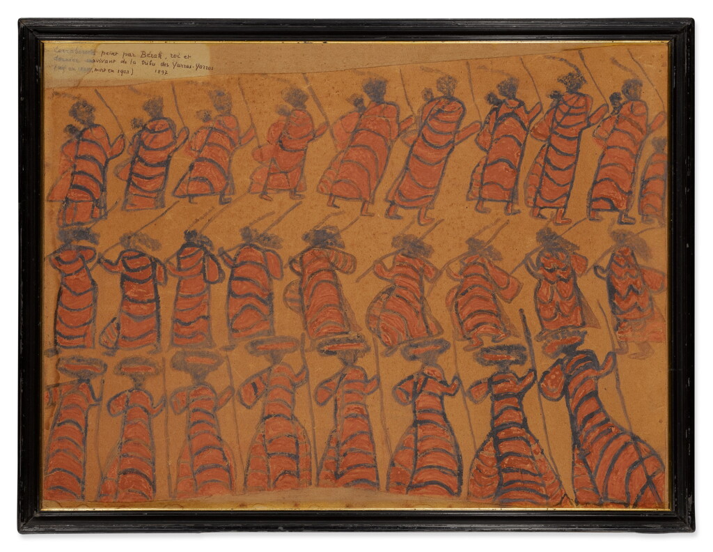 View full screen - View 1 of Lot 5. Corroboree (Women in possum skin cloaks), 1897.