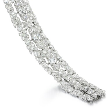 View full screen - View 1 of Lot 17. Diamond bracelet, circa 1925.
