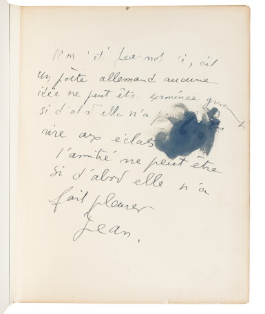View full screen - View 1 of Lot 88. Notre-Dame-des-Fleurs. Le Miracle de la rose. Éditions originales, un volume avec envoi à Jean Marais.
