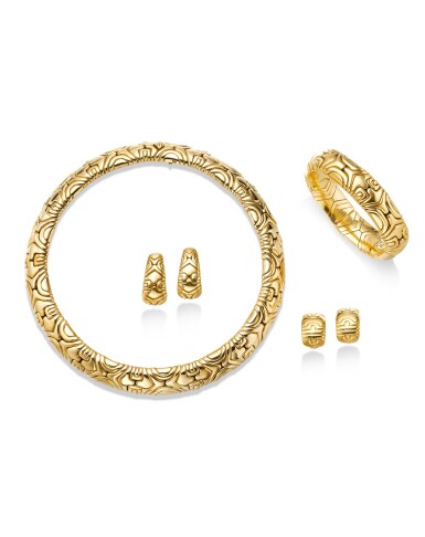 View full screen - View 1 of Lot 1850. Group of Signed Jewellery | 寶格麗 | 品牌珠寶一組.