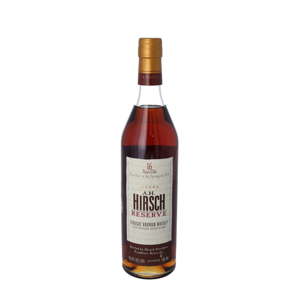 View full screen - View 1 of Lot 58. A.H. Hirsch Reserve 16 Year Old 45.8 abv 1974 (1 BT70).