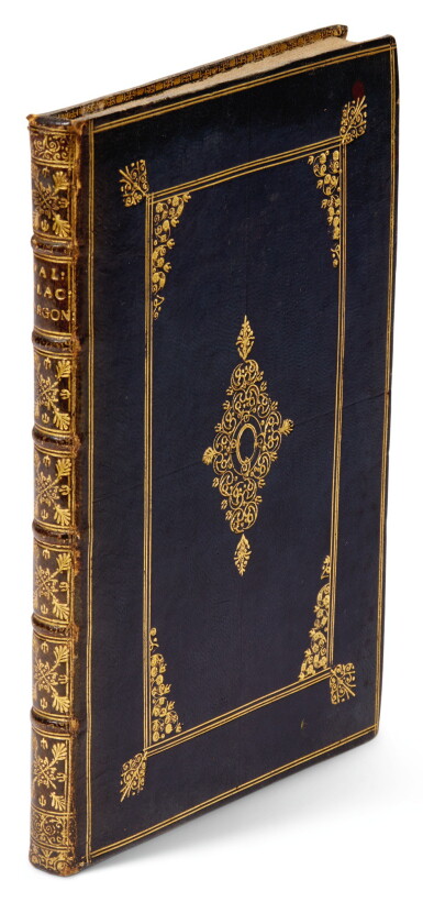 View full screen - View 1 of Lot 131. Valerius Flaccus, Argonautica, Venice, 1500, later navy morocco gilt, Sunderland copy.