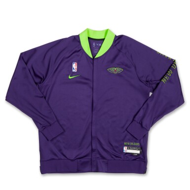 View full screen - View 1 of Lot 261. Zion Williamson New Orleans Pelicans 2024-2025 Game Worn City Edition Warmup Jacket.