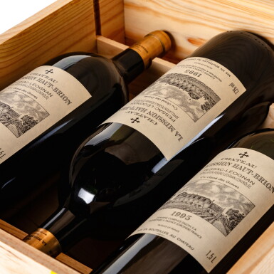 View full screen - View 1 of Lot 79. Château La Mission Haut-Brion 1995 (6 MAG).
