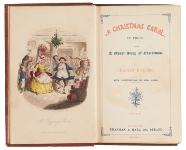 View full screen - View 1 of Lot 102. Dickens, A Christmas Carol, 1844, fifth edition.