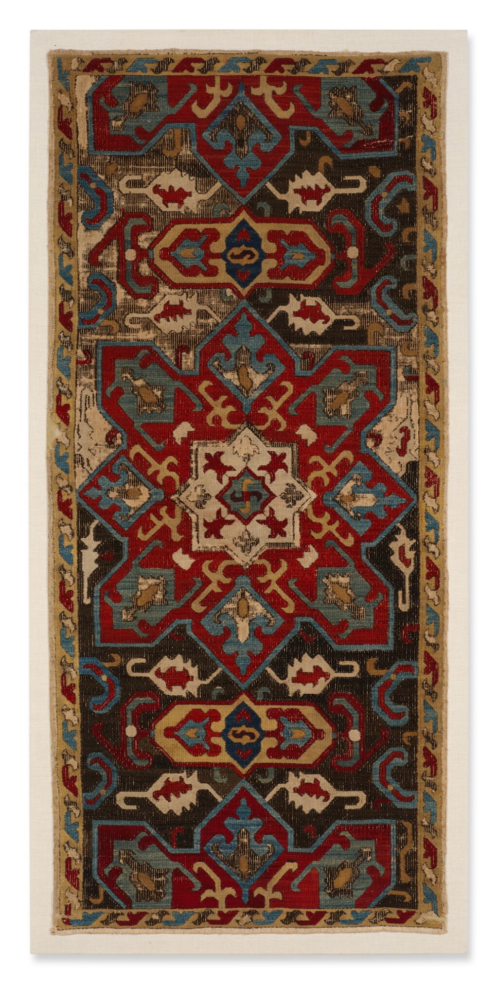 View full screen - View 1 of Lot 539. An Azerbaijan Silk Embroidery, South Caucasus, Early 18th Century.