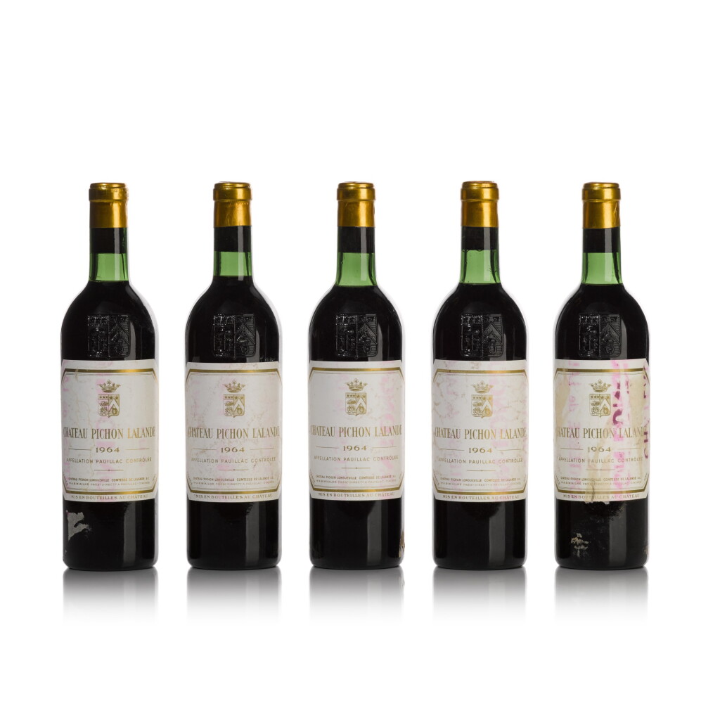 View full screen - View 1 of Lot 78. Château Pichon Longueville, Lalande 1964 (5 BT).