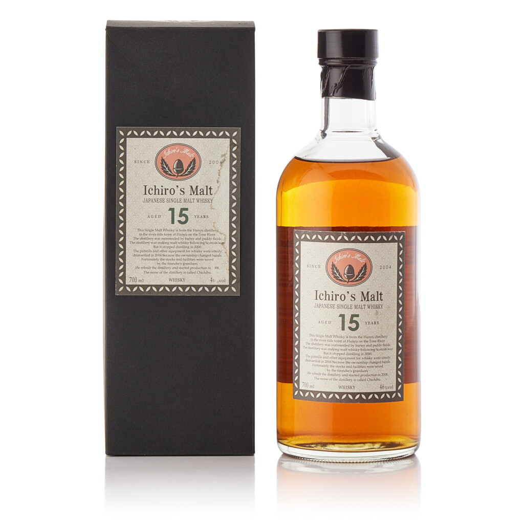 View full screen - View 1 of Lot 9492. Ichiro's Malt 羽生 Hanyu 15 Year Old 46.0 abv NV (1 BT70).