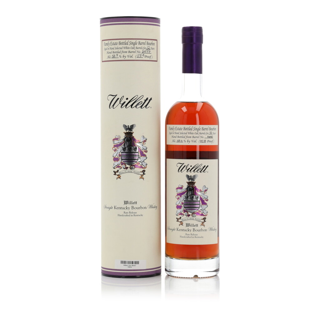 View full screen - View 1 of Lot 424. Willett Family Estate Single Barrel Bourbon 12 Year Old #6497 117.8 Proof NV (1 BT 75cl).