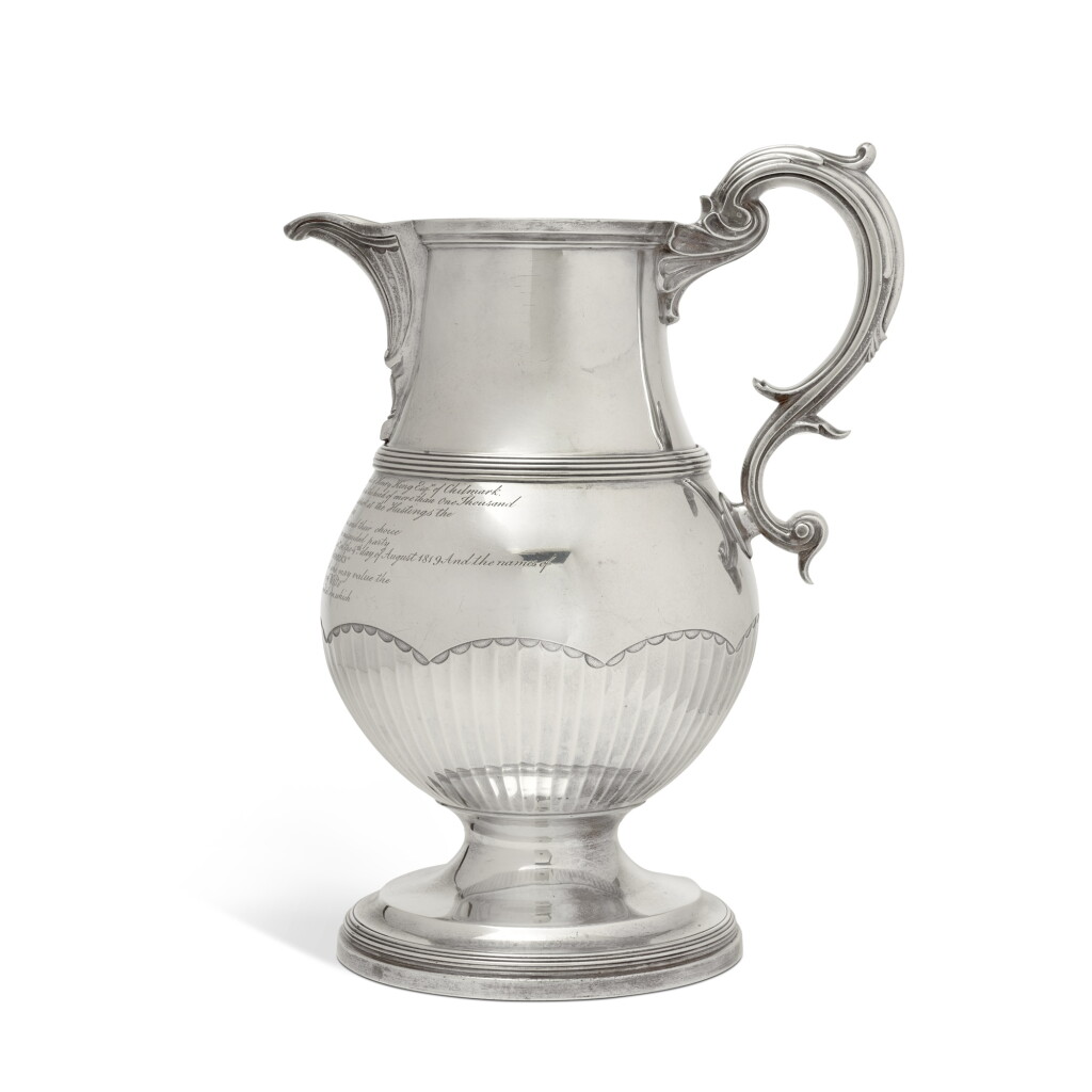 View full screen - View 1 of Lot 276. A George III Silver Large Presentation Pitcher, James Young, London, 1787.