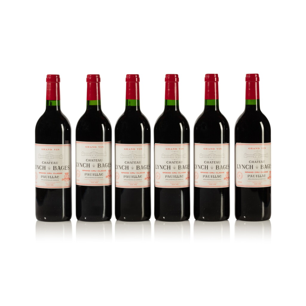 View full screen - View 1 of Lot 22. Château Lynch-Bages 1998 (6 BT).