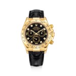 ROLEX | COSMOGRAPH DAYTONA, REFERENCE 116518, A YELLOW GOLD AND DIAMOND-SET CHRONOGRAPH WRISTWATCH, CIRCA 2001