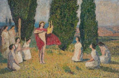 View full screen - View 1 of Lot 1375. Orphée jouant de la lyre.