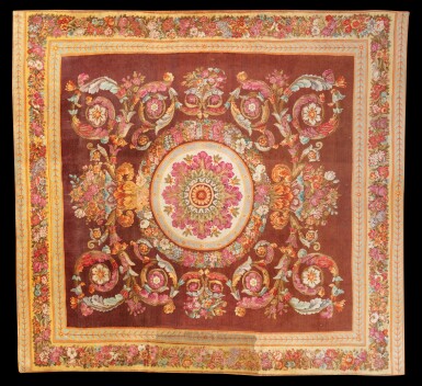 View full screen - View 1 of Lot 52. A Savonnerie carpet, Charles X | Tapis au point de la Savonnerie, d'époque Charles X.